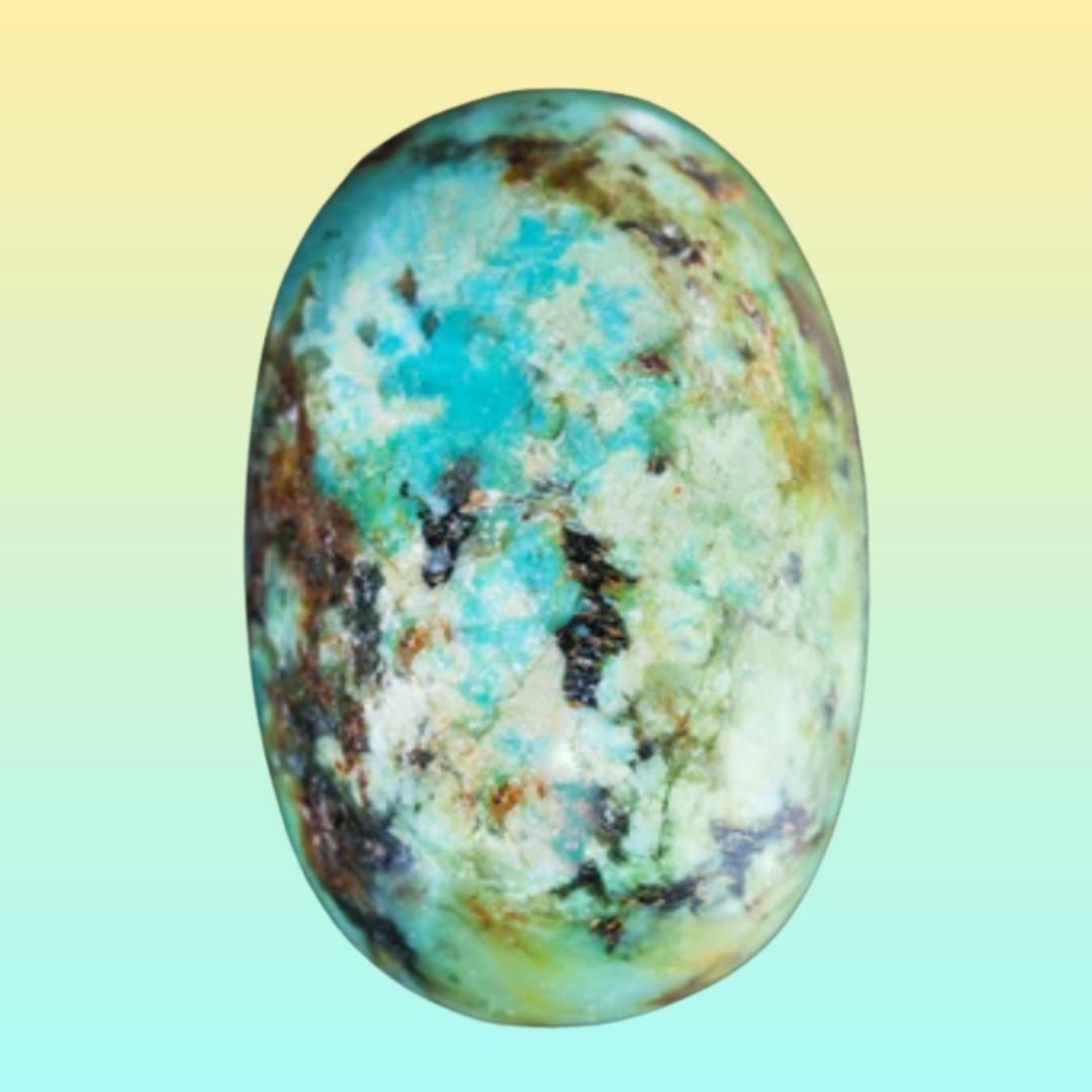 African Turquoise Natural Gemstone Reiki Healing Crystals Handmade 8mm –  ZENFULSTONE