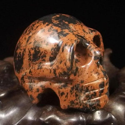 Crystal Skull - Mahogany Obsidian Crystal Skull