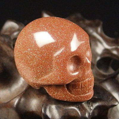 Crystal Skull - Red Sandstone Crystal Skull