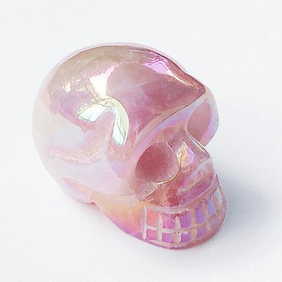 Crystal Skull - Rose Aura Quartz Crystal Skull Meaning and Benefits