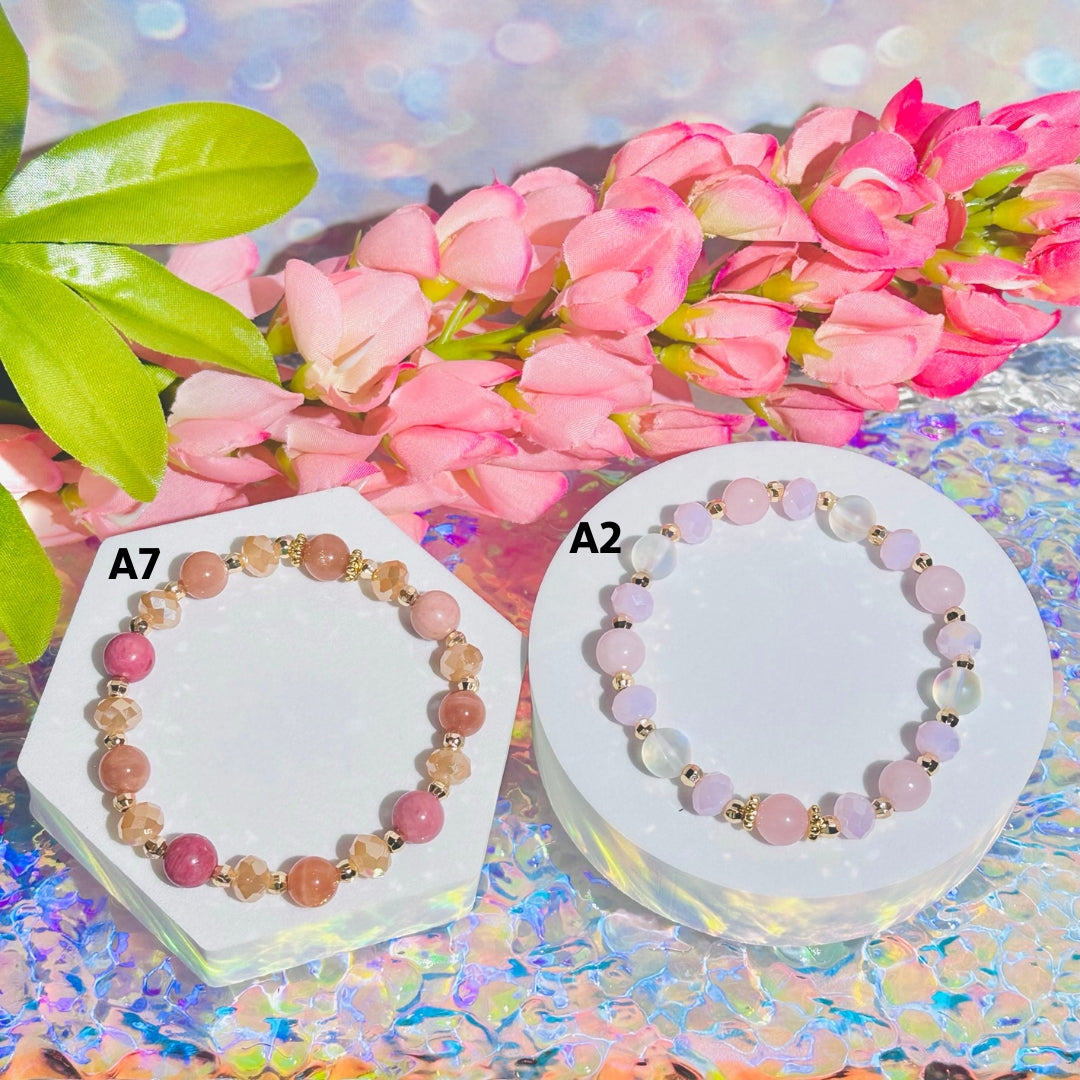 Pink Gold Themed Build-Your-Own Bracelet Set