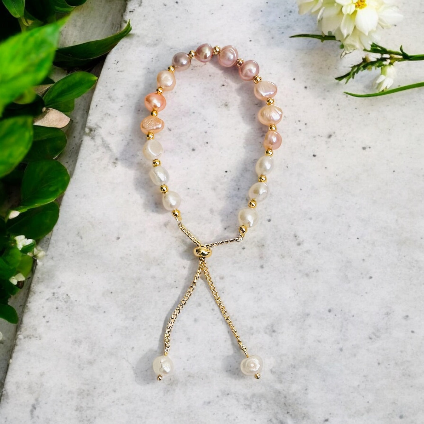 Pink Gold Themed Build-Your-Own Bracelet Set