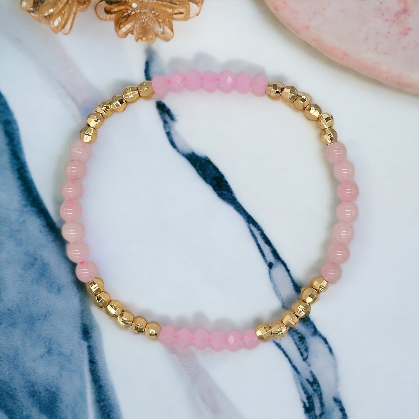 Pink Gold Themed Build-Your-Own Bracelet Set