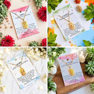 Wholesale Zodiac Necklaces Starter Set - 18K Plated Waterproof