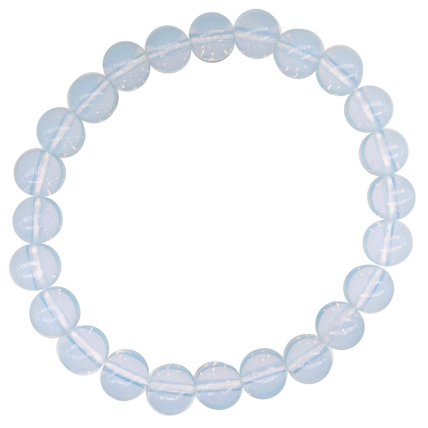 Opalite Crystal Bracelet for Women, Men | Bead Bracelet with Meaning | Healing Gemstone Bracelet | White Crystal Bead Bracelet | Wholesale Dropshipping Crystal Bracelets