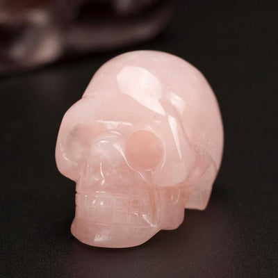 Crystal Skull - Rose Quartz Crystal Skull