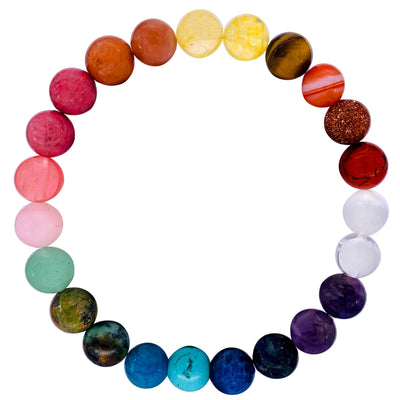 7 Chakra Crystal Bracelet | Zodiac Bracelet Real Stones | Chakra Bracelet for Women, Men Bead Bracelet | Beaded Bracelet | Soul Charms
