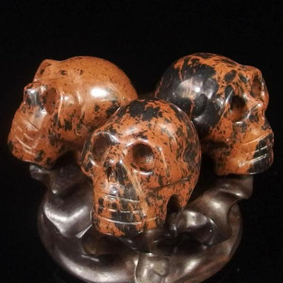 Crystal Skull - Mahogany Obsidian Crystal Skull