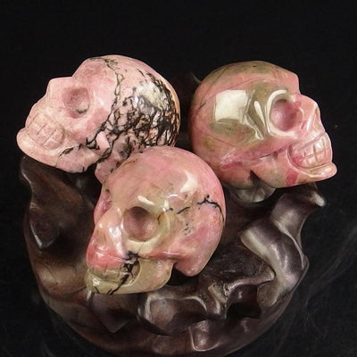 Crystal Skull - Rhodonite Crystal Skull