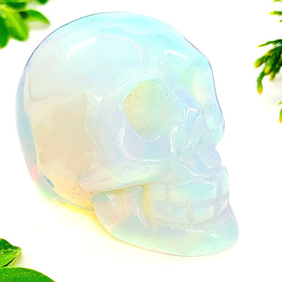 Opalite Healing Crystal Skull for Sale | For Creativity, Psychic Power