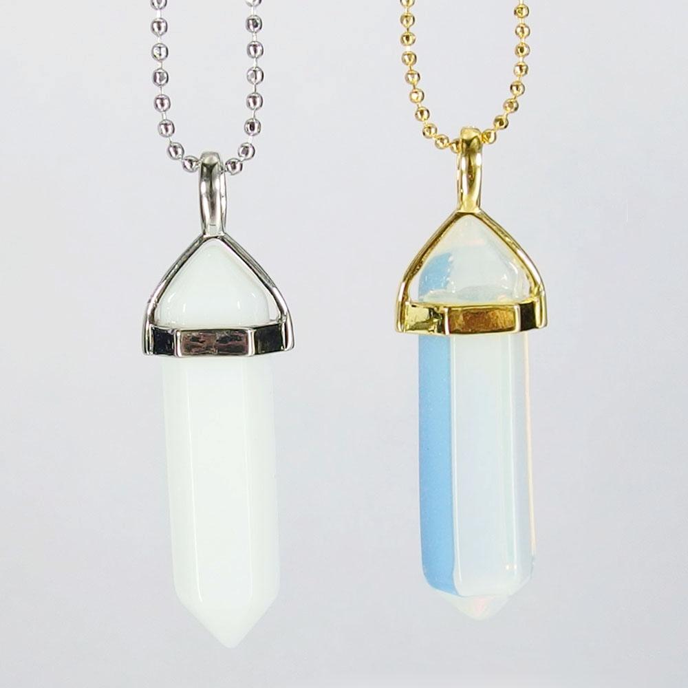 Opalite Healing Crystal Necklace | For Creativity Psychic Power