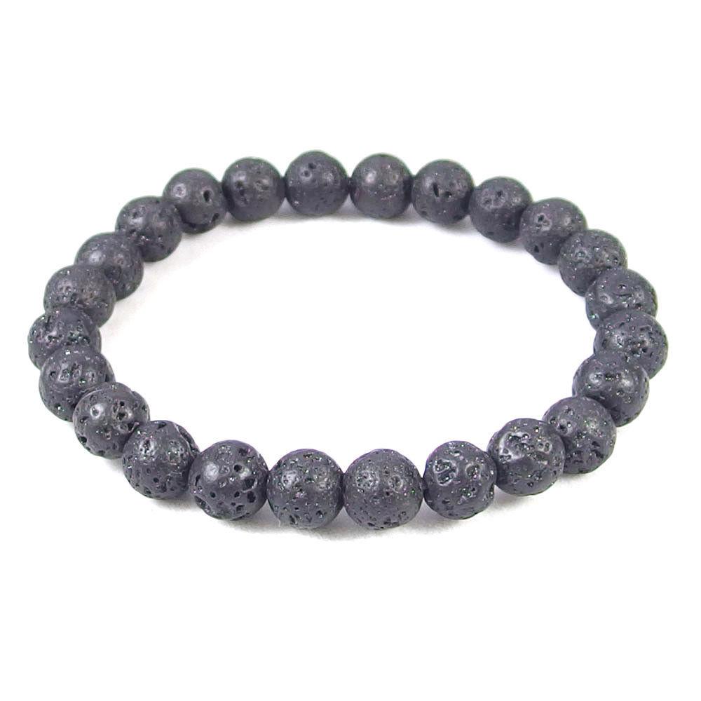 Lava Stone Crystal Bracelet for Women, Men Bead Bracelet For Anxiety, Grounding, Stress Wholesale Dropshipping Crystal Bracelets
