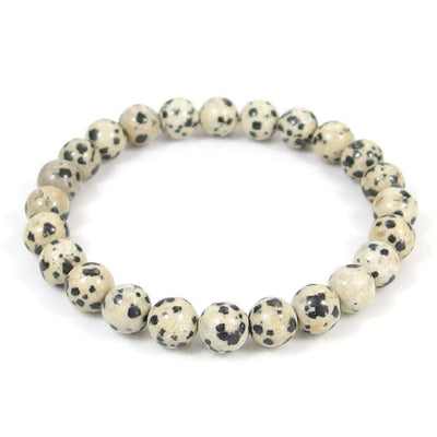 Dalmatian Jasper Crystal Bracelet for Women Men | Healing Bead Bracelet | Wholesale Dropshipping Crystal Bracelets