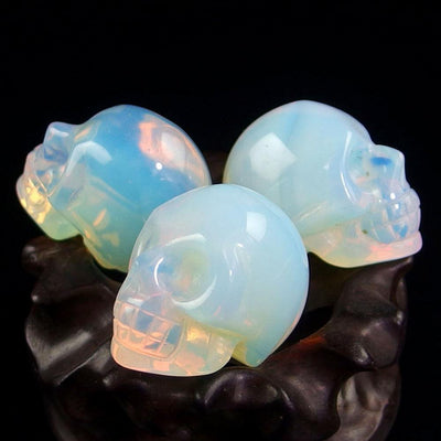 Opalite Healing Crystal Skull for Sale | For Creativity, Psychic Power
