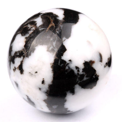 Crystal Ball - White Zebra Jasper Crystal Ball